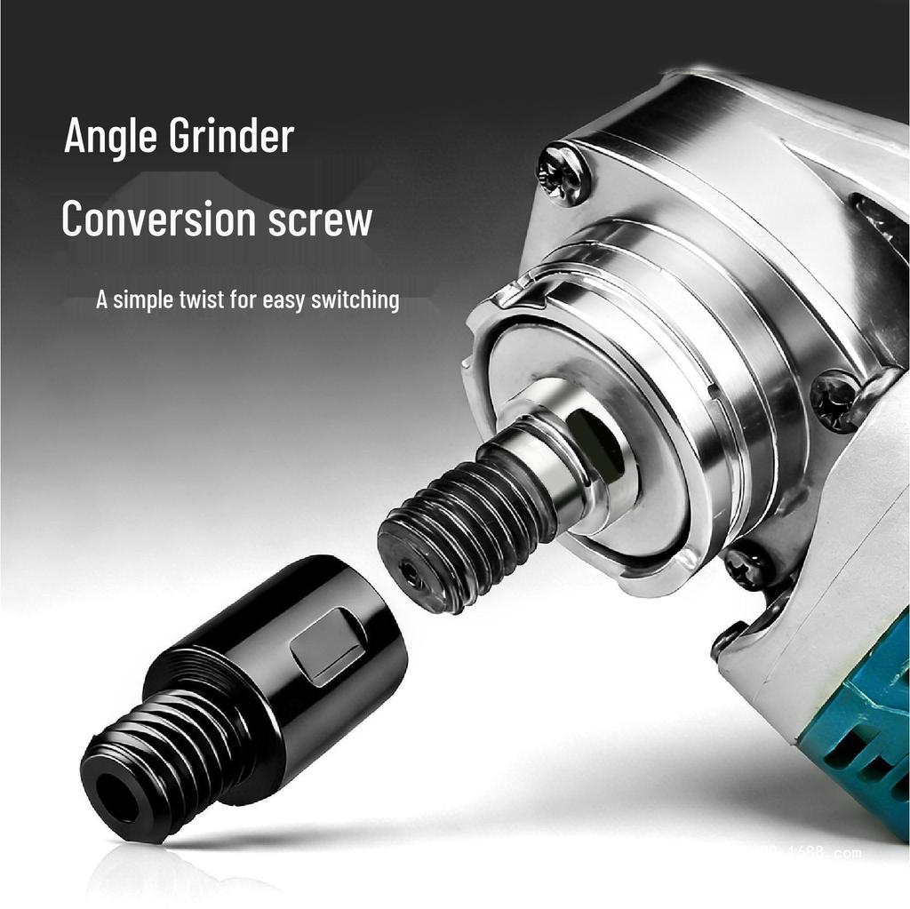Angle Grinder Hole Saw Adapter: M10 To M14 To 5/8-11 US Thread Converter