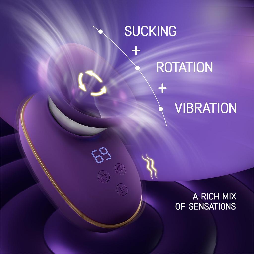 Adult Toys for Women Clitoris Sucker Vibrator with 3 Sucking 9 Tongue Licking Nipple Massager Female Sex Masturbator