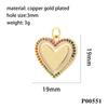 Copper Inlaid Zircon Heart, Star & Moon Jewelry Accessories: Versatile Charms for Earrings, Necklaces, Bracelets