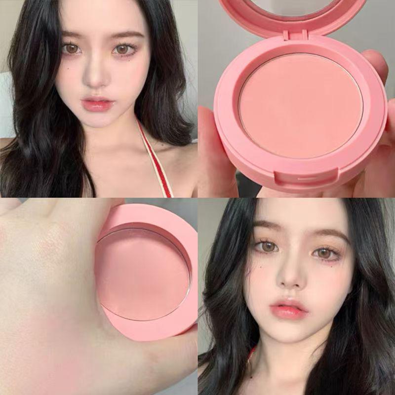 HERORANGE Peach Orange Soft Matte Blush: Low Saturation for a Natural Look, Highlighter & Contour for Women.