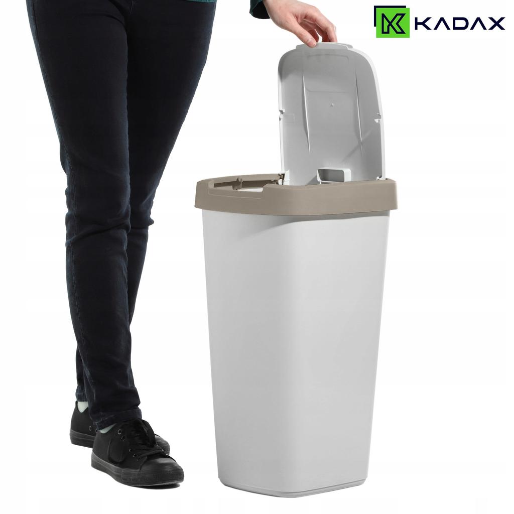 KADAX Trash Can 25L Container for Waste Segregation Bucket Dustbin