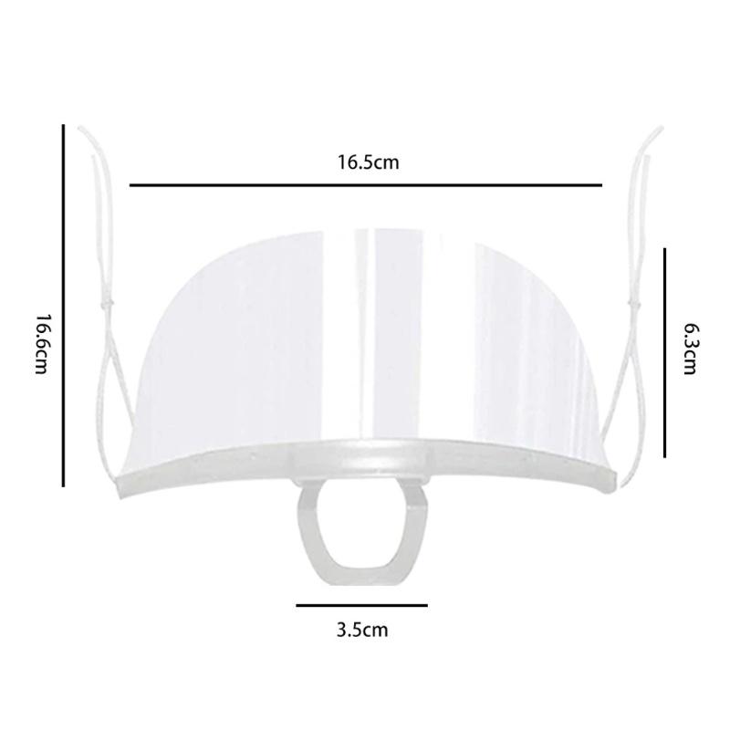10/20 Stück Transparente Schutzmaske Wimpernverlängerung Maniküre Anti-Beschlag-Schild Mundschutz Staubdicht Schönheitsstudio Zubehör