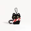 Creative Punk Plush Black Cat Pendant Cute  Little Cat Doll Keychain Exquisite Bag Decoration Accessories Couple Gifts
