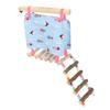 Pet Hammock Tent Colorful Climbing Exercise Small Pet Hanging Nest with Ladder for Parrot Hamster