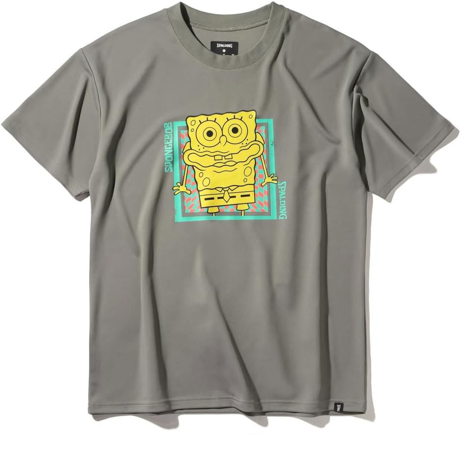 

Spalding SpongeBob SquarePants Checkered Flag Stone T-Shirt, Size M (SMT25046S)