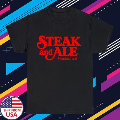 STEAK AND ALE Restaurant Men's Black Size S-5XL