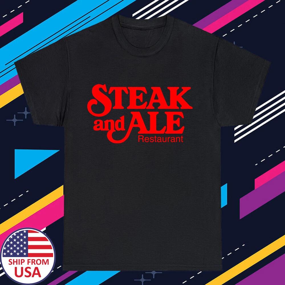 STEAK AND ALE Restaurant Men s Black Size S-5XL S