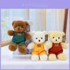 Plüsch-Teddybär-Puppe mit süßem Outfit für Kindergeburtstage und Geschenke