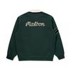 MALBON GOLF Brushed French Terry Collar T-Shirt Green (Man)