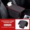Armrest Box Car Central Armrest Pad PU Leather Car Armrest Box Protective Pad  Universal