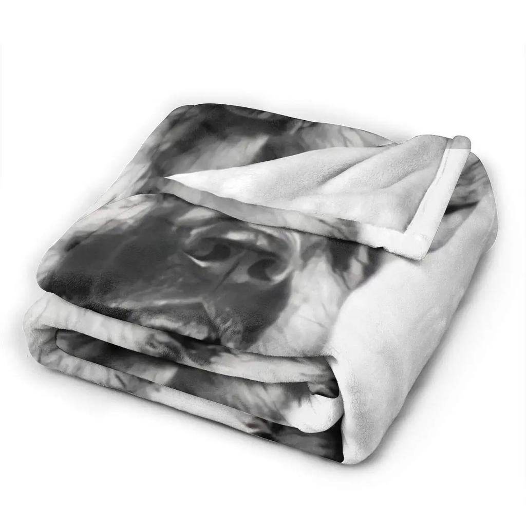 German Shepherd Blanket Dog Flannel Throw Bed Blankets Cozy Lightweight Soft Bedspreads Bedding for Sofa Couch Bed Home Decor