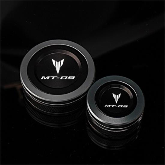 Dla Yamaha MT09 MT-09 Mt 09 SP Tracer -2023 motocykl przednia i tylna pokrywa zbiornika oleju hamulcowego pokrywa zbiornika