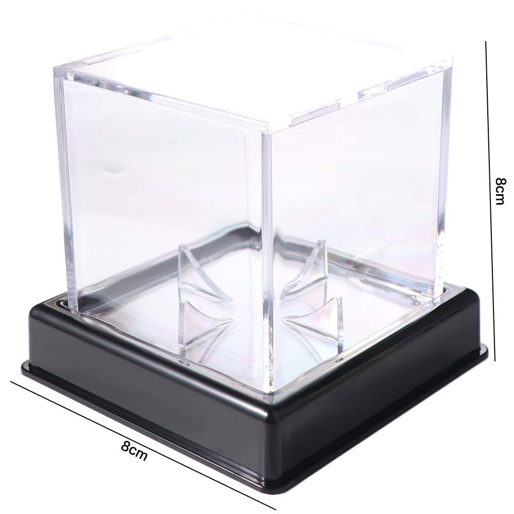UV Protection Baseball Box Acrylic Storage Box Baseball Softball Baseball Display Case Team Sports