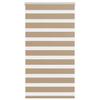 VidaXL Store Zebra Brown Sand Fabric Width 65.9 Cm Polyester, Zebra Roller Blind, Zebra Blind for Window, Blind 4014515