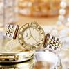 Solid stainless steel women's watch niche high-end Roman quartz watch women's medieval watch
