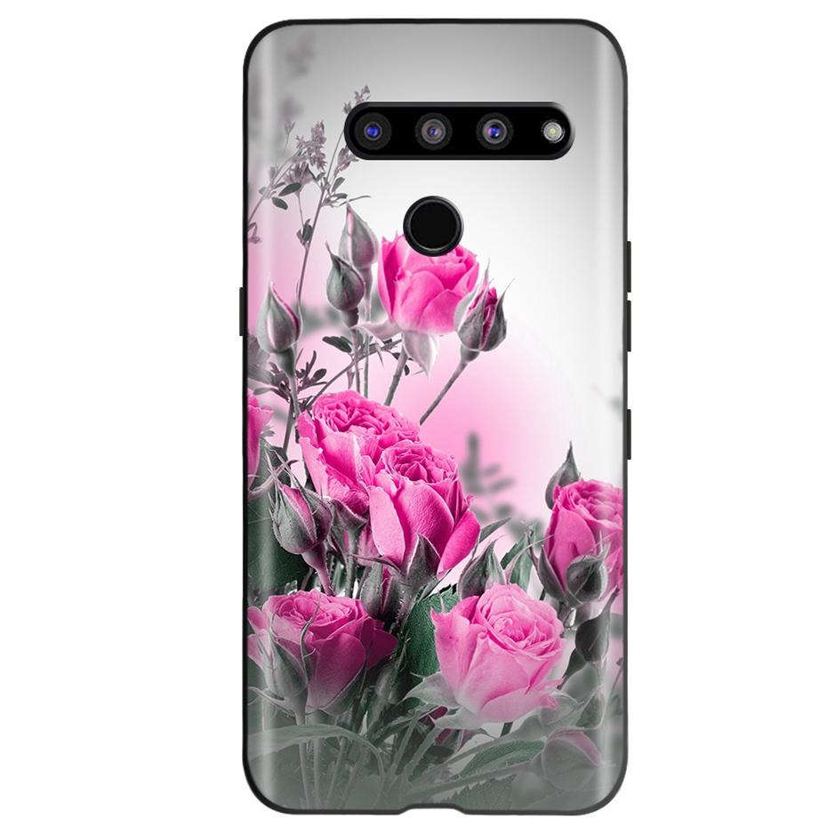 For LG V50 ThinQ 5G Case Fashion Pattern Soft Silicone TPU Phone Case For LG V50S ThinQ 5G V50 50S V500N V450 V510N Funda