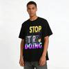 Stop Dreaming Start Doing Motivational Graphic Casual Top Pure cotton T-shirt