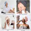 Microfiber Hair Towel Wrap For Women & Kids - Travel & Bathroom Essential - Quick Dry Hair Turban For Curly, Long & Thick Hair 39.37''x23.62''