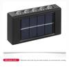 LED Solar Wall Lamp Outdoor Waterproof Up And Down Luminous Lighting Garden Decoration Solar Lights Stairs Fence Sunlight Lamp