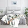 Cute Koala Bear Tree Eucalyptus Leaves Blanket Baby Animals Australian Wildlife Soft Flannel Blanket Nursery Decor Kids Bedroom