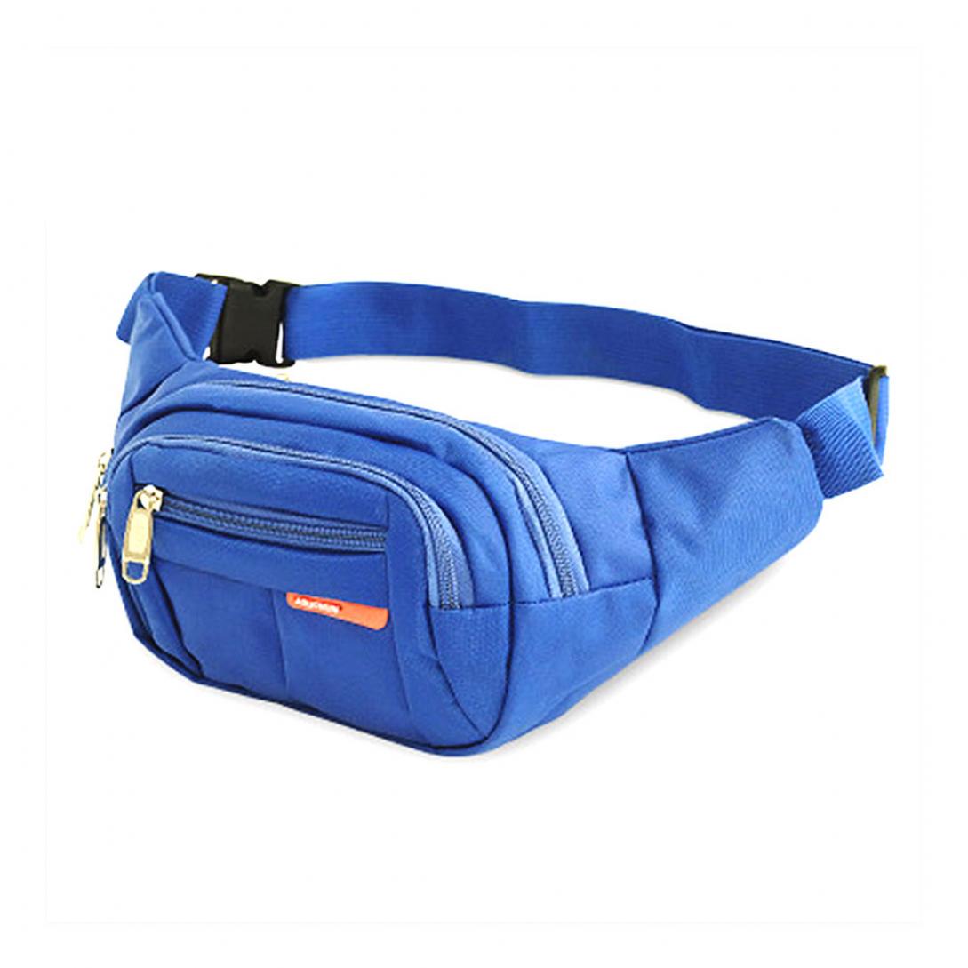 

Наша пешеходная экскурсия Унисекс Спорт на открытом воздухе поясная сумка Водонепроницаемая сумка через плечо Сумка для хранения синий