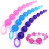 Anal Beads Sex Toys for Women Men Gay Buttplug Beads Long Butt Beads Vagina Clit Pull Ring Ball Anal Stimulator Sex