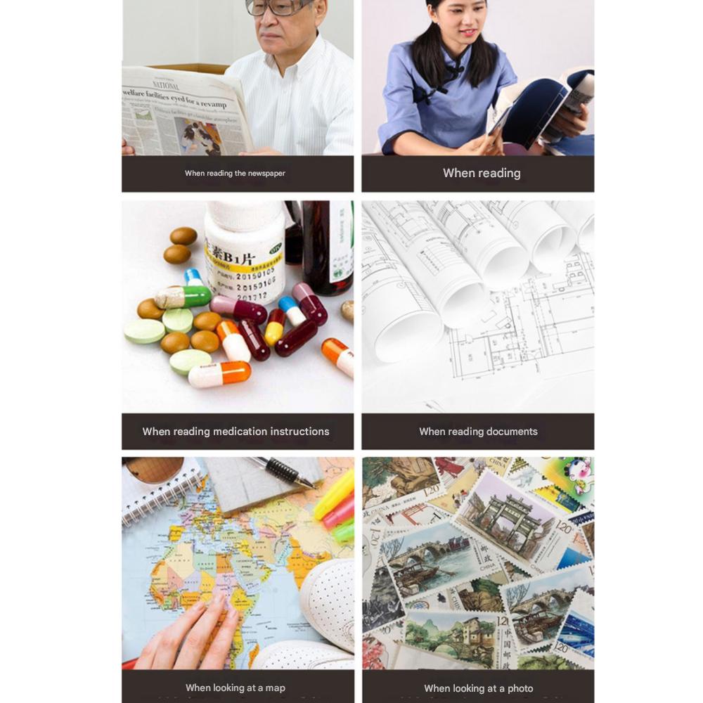 Miniaturowa lupa 20x z luksusowym, przenośnym skórzanym etui