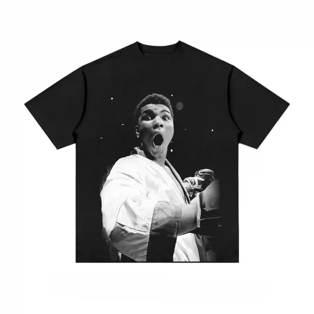 2026 Nouveau Classique Star UFC Imprimé Coton Respirant Marque de Mode Y2K Haut Été Hommes Femmes Manches Courtes T-Shirt Unisexe
