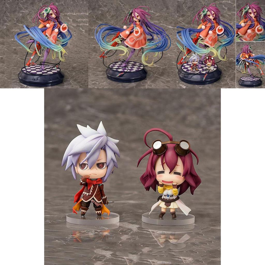 Anime Game No No Life Character Zero Schwi 17 Pvc Figure Statue Toys Box With