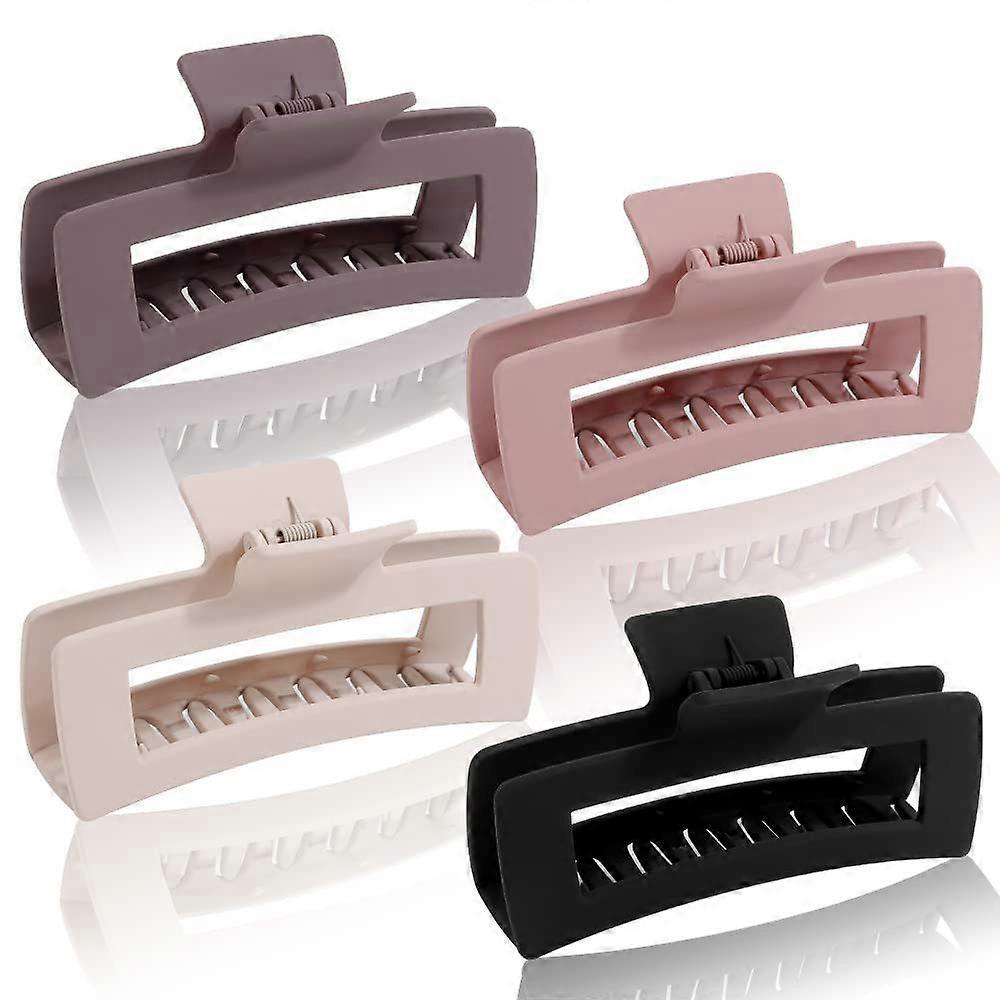 Extra Large Hair Clips for Thick Long Hair - XL Oversized Giant Matte Banana