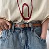 Retro Small Belt for Ladies, Ins Style, Versatile Denim Belt, Thin Black Decoration, Simple Belt, Soft Belt for Women