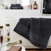 Drap de douche "Garance" 70 x 130 cm / 100% Coton Bio / 600 gr/m² l'Effet Papillon - Garance Orage - Drap de douche 70 x 130 cm