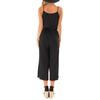 Women Casual Sleeveless V Neck High Waisted Wide Playsuits Beach Jumpsuit
