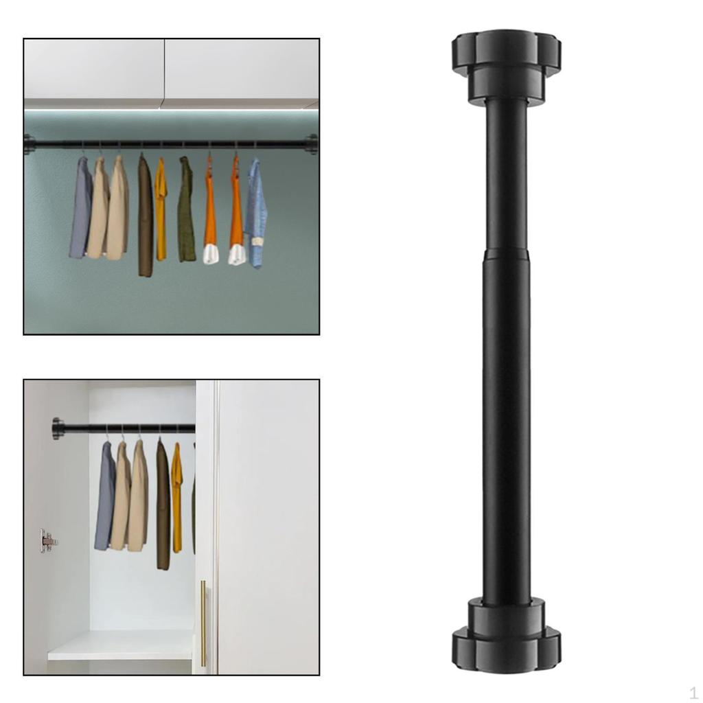 Adjustable Clothing Rod for Hanging Garments In Laundry Space