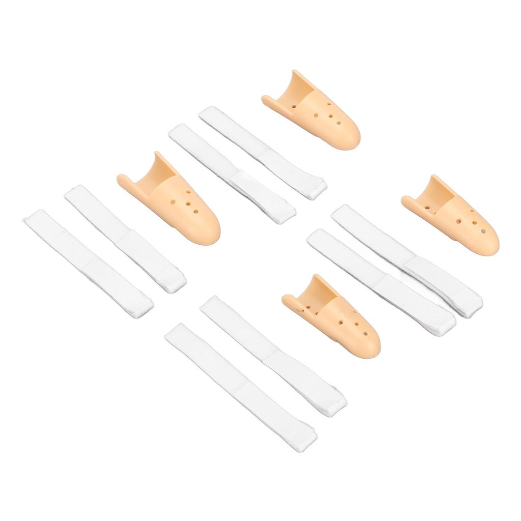 Finger Support Brace 4 Different Size Straightening Breathable Finger Support Splint Stabilizer for Arthritis Relief