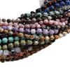 6mm Faceted Natural Crystal Gemstone Beads for DIY Jewelry & Hair Accessories