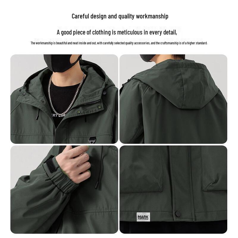 Mark Fairwhale Men's Hooded Workwear Jacket