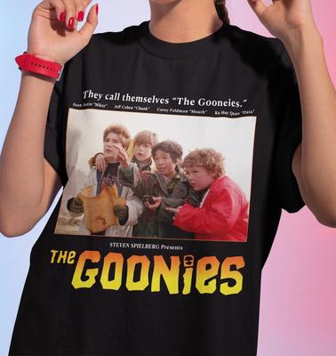 The Goonies Vintage Movie Tshirt Unisex Gift For 80s Classic Movie Lovers Nostalgia Retro Movie Adventure Film