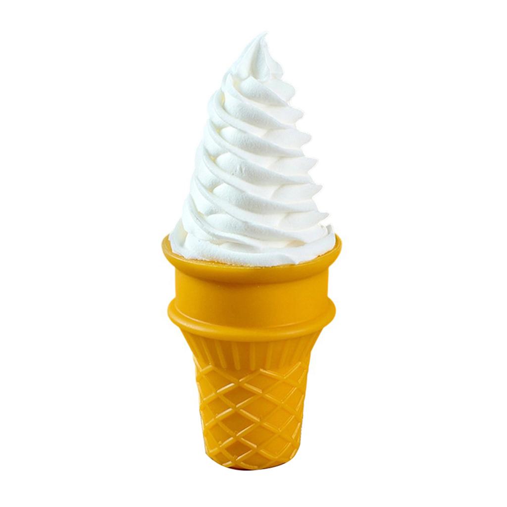 Dessert Decoration Ornaments Toy Props Children'S Simulation Crispy Ice Cream Cone Model