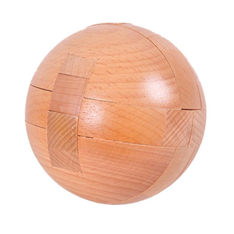 Kongming Lock Beech Wood Wine Barrel Puzzle Toy for Adults
