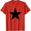 Cool Big Large Black Star T-Shirt