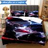 Tokyo anime Artwork 3pcs K-pop music group Bedding set,Ideal for Bedroom, Dormitory,Including Duvet Cover And 2pcs Pillowcases,Fan gifts