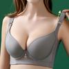 Breathable Thick and Thin Beautiful Back Plus Size Underwear Without Steel Ring Push Up Bra