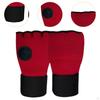 Boxing Inner Gloves Kickboxing Mitts Adjustable Hand Wraps Fingerless for Taekwondo