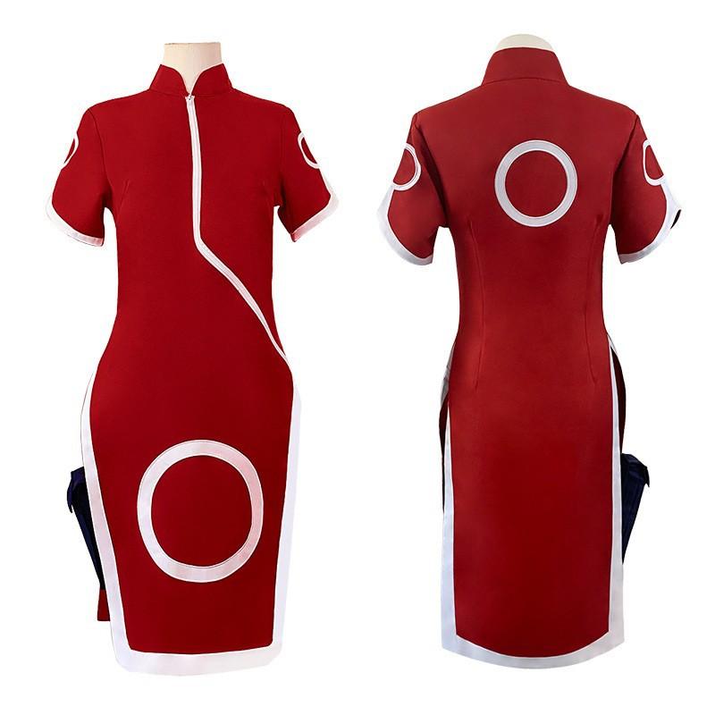 Haruno Naruto Sakura Cosplay Costume Role Play Hallowmas Popular Gift Party