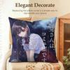 KKomi Cant Communicate Cushion Cover Natural Linen Organic Fabric DoubleSided Printing Sofa Home Decor Gift Pillow Case