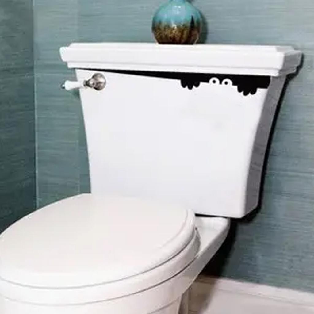 DIY Funny Peek Monster Toilet Seat Bathroom Wall Sticker Car Decal