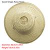 Outdoor Garden Shade Breathable Straw Hat Bamboo Shade Hat Summer Shade Hat Farmers Work Sun Hat