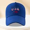 American Patriotic Baseball Cap Unisex Lightweight Breathable Adjustable with American Flag Pattern BlackRedWhiteBlue Suit