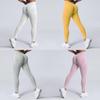 Seamless Matte High Waist Workout Leggings With Peach Lift For Yoga And Running